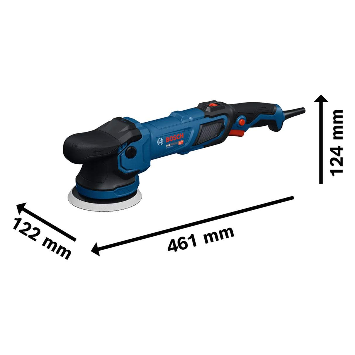 Lucidatrice Bosch Professional GPX9-125S PRO 900W
