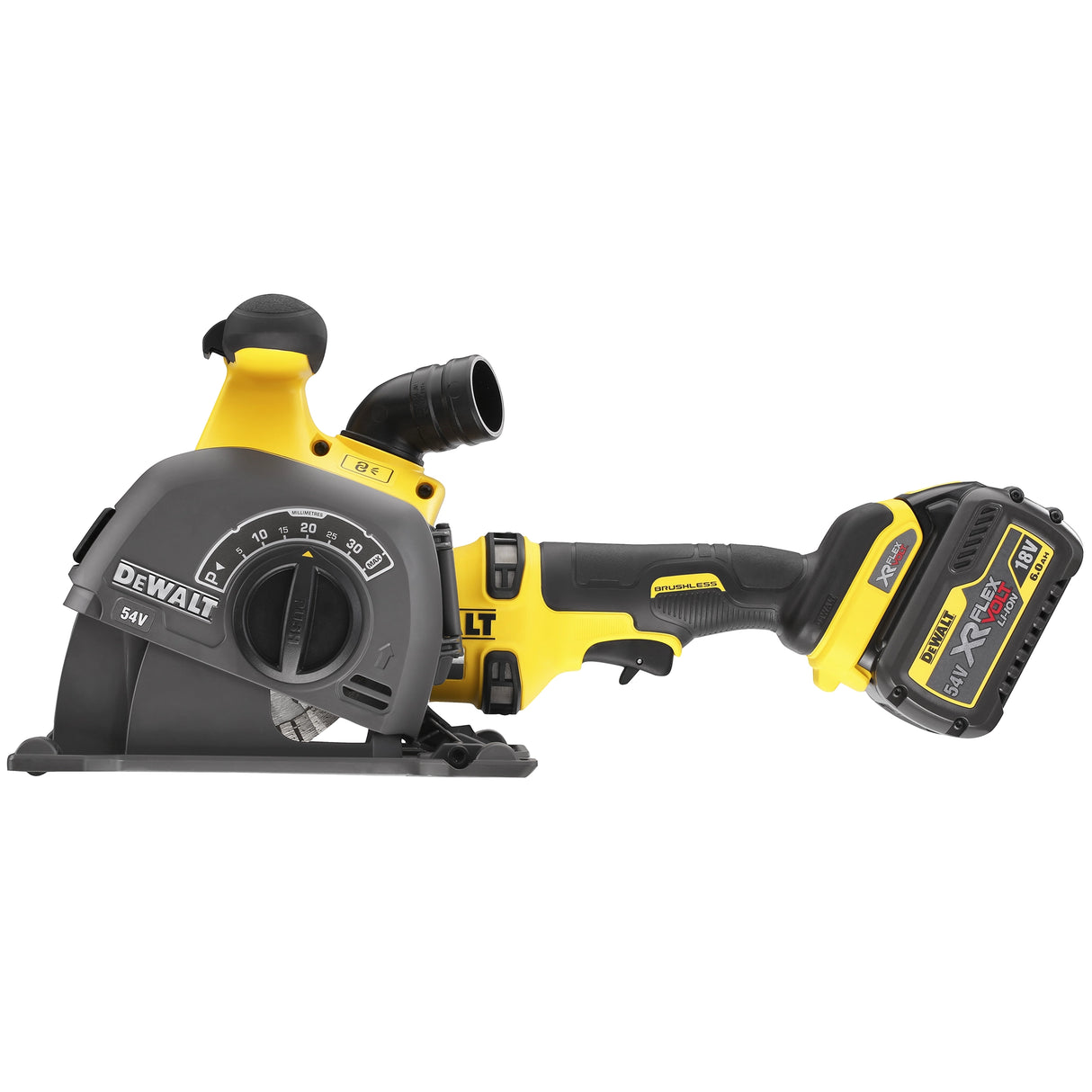 Scanalatrice Dewalt DCG200T2-QW 54V 6Ah