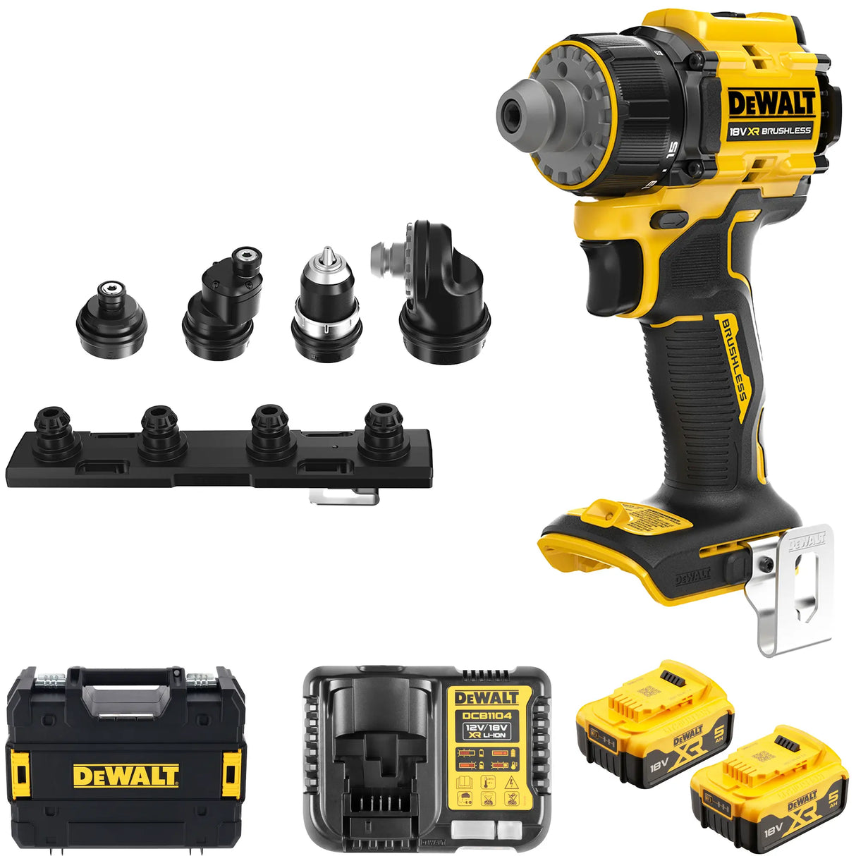 Trapano avvitatore multitesta Dewalt DCD803 18V