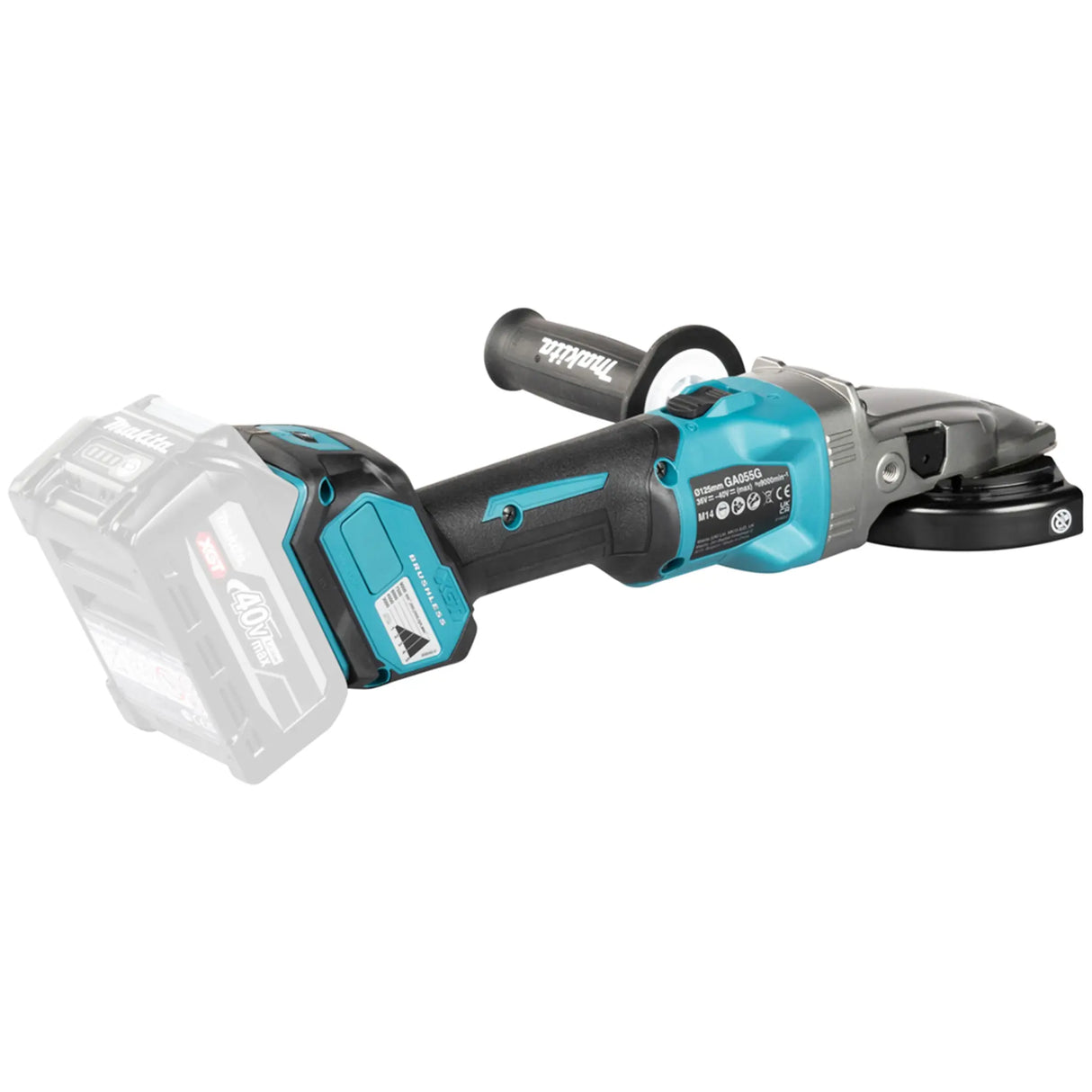 Smerigliatrice testa piatta Makita GA055GZ01 40V