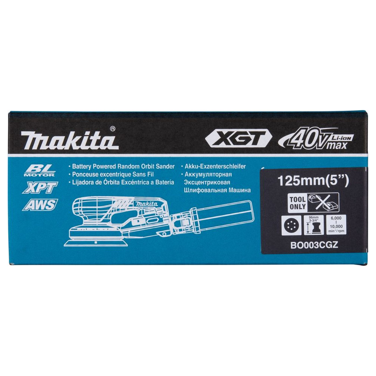 BO003CGZ - Random orbital sander Makita BO003CGZ 40V - Image 19
