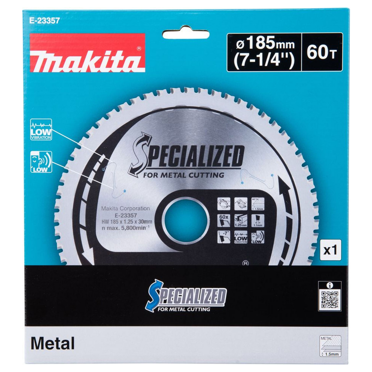 E-23357 - TCT Blade Makita E-23357 185x30mm 60T - Image 4