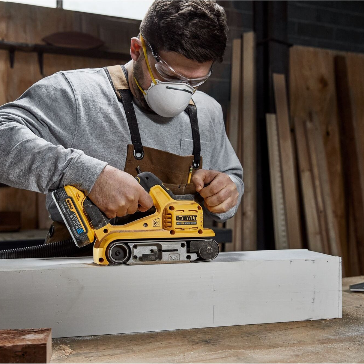 DCW220NT-XJ - Belt Sander Dewalt DCW220NT-XJ 18V - Image 7