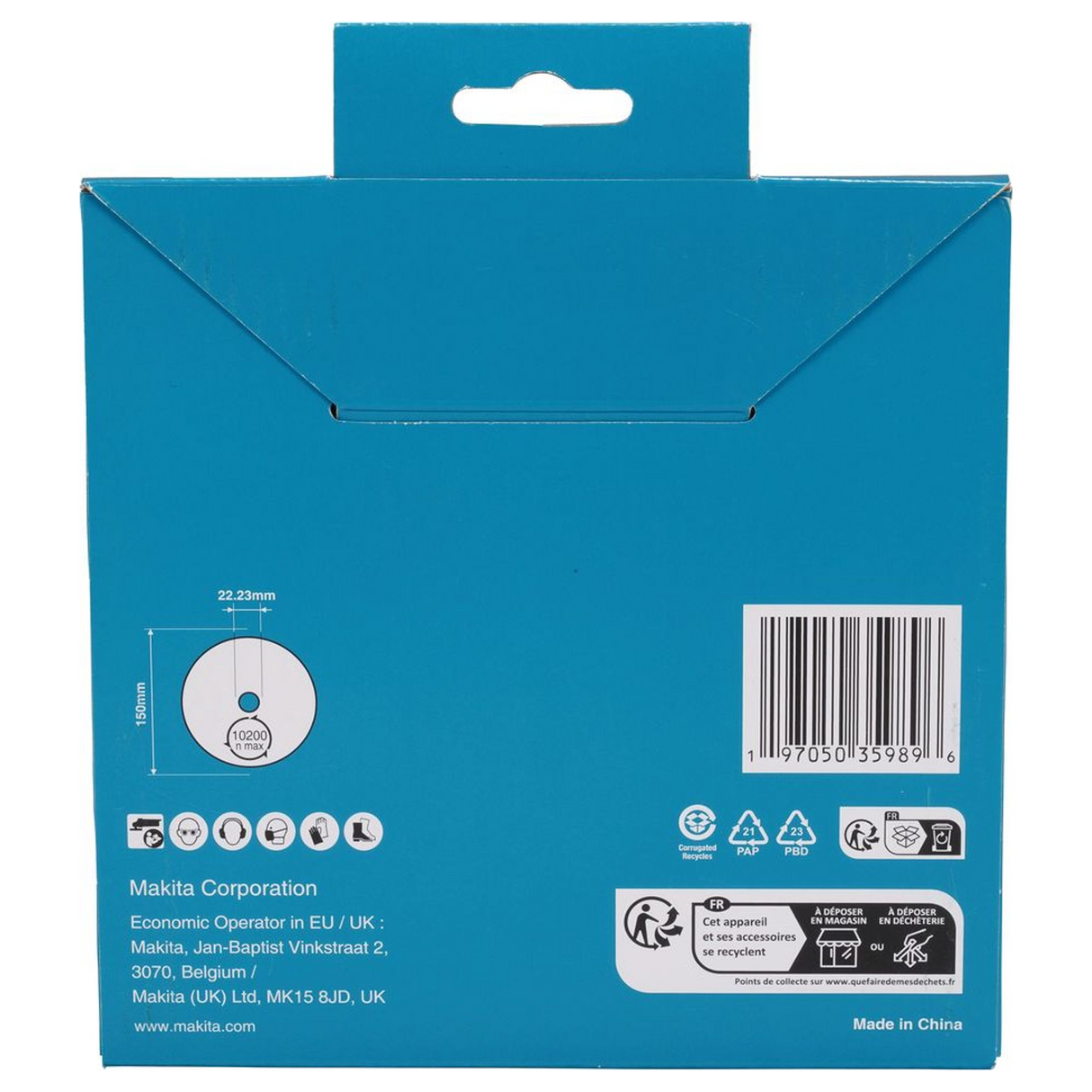 D-80232 - Disco Diamantato Makita D-80232 150mm Corona Continua - Immagine 5