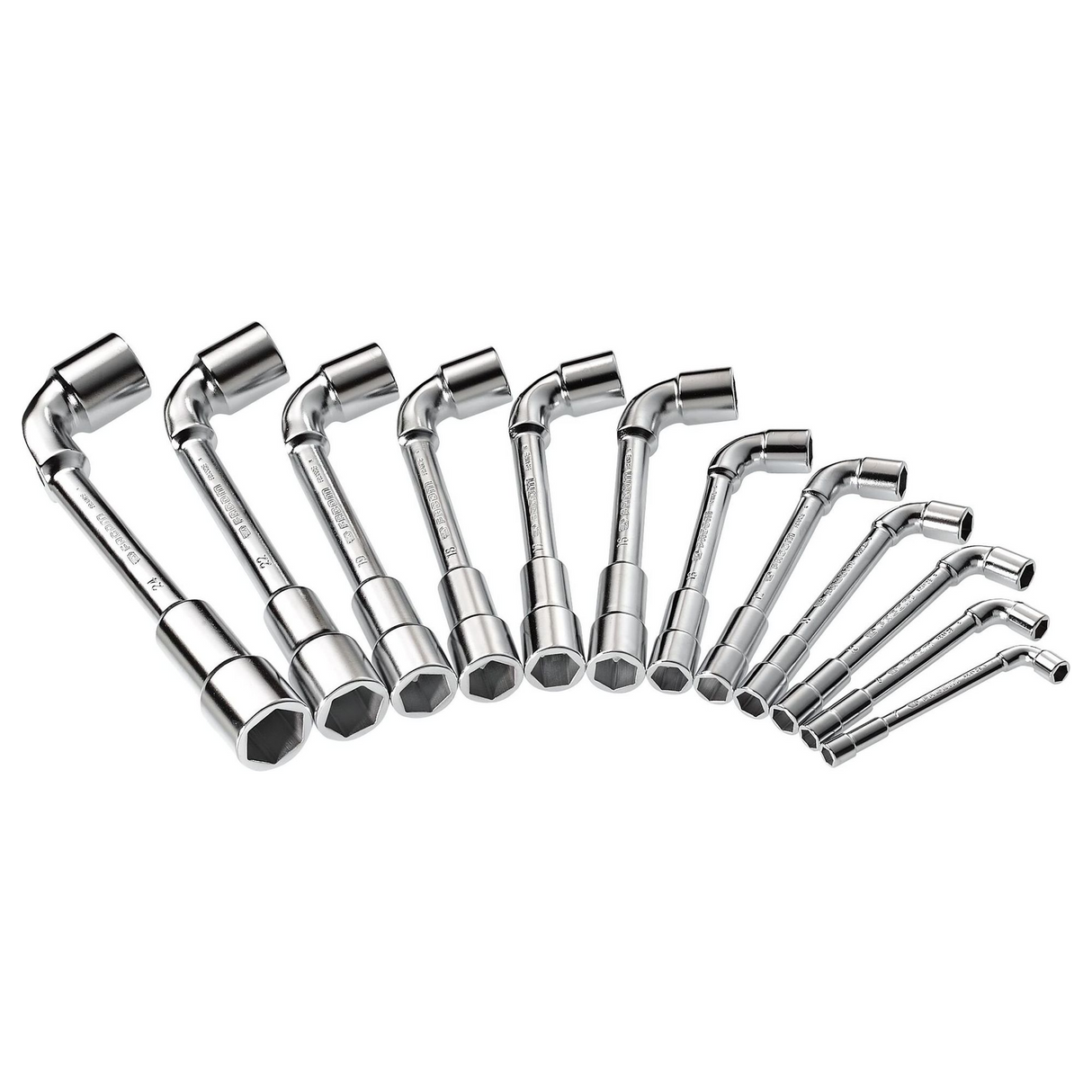 75.J12PB - FACOM 75.J12PB 6-Point 12-Piece Angled Socket Wrench Set