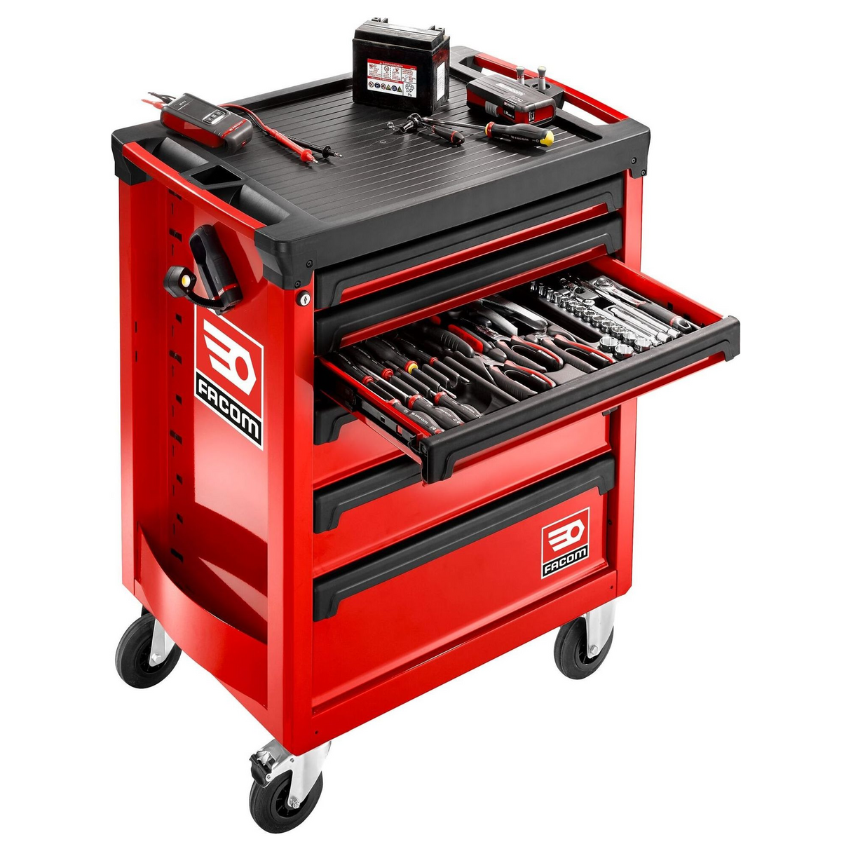 ROLL.6M3A - Facom ROLL.6M3A Mobile Drawer Unit with 6 Drawers - Image 13