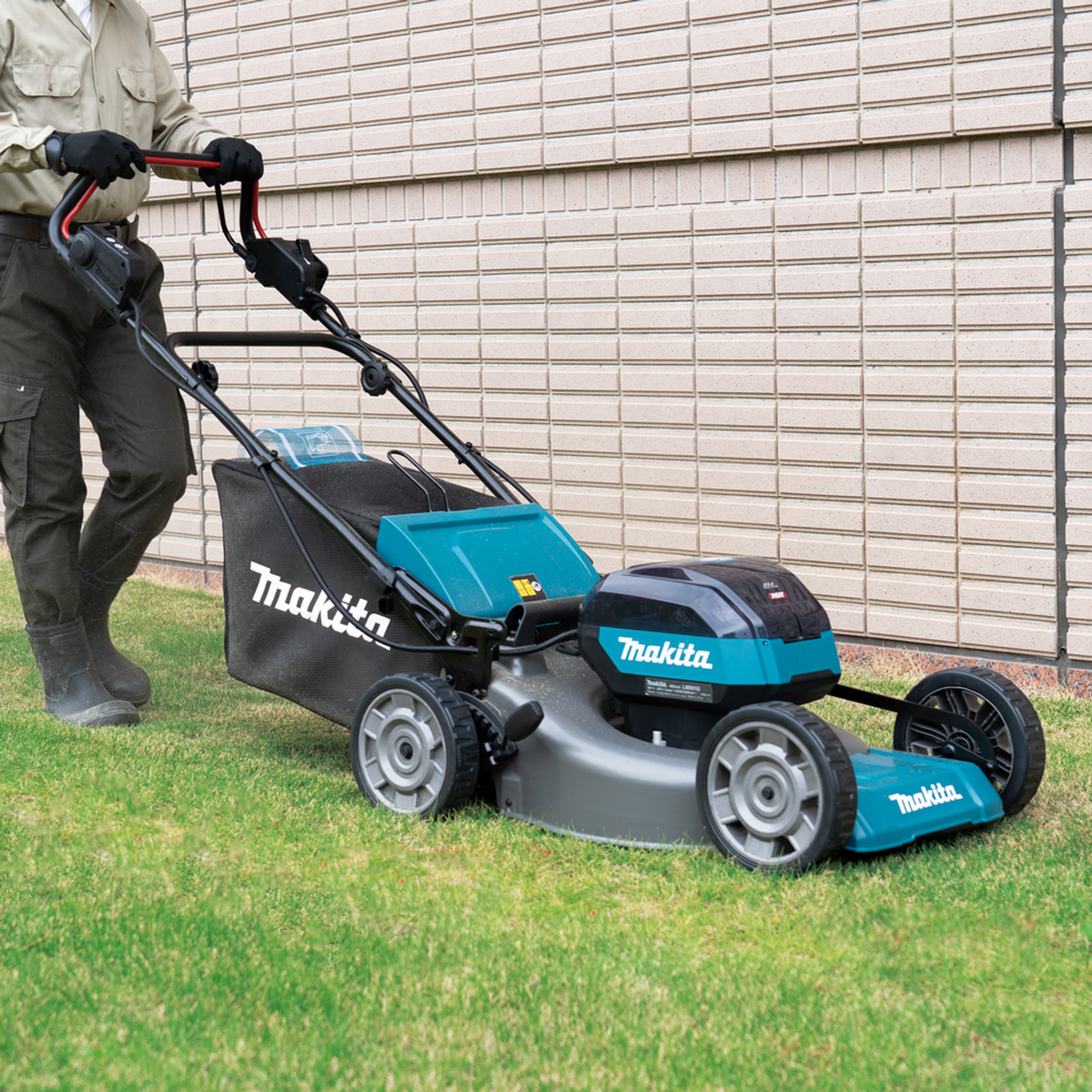 LM001GT201 - Battery-Powered Lawnmower Makita LM001GT201 XGT 40V 480mm Self-Propelled - Image 25