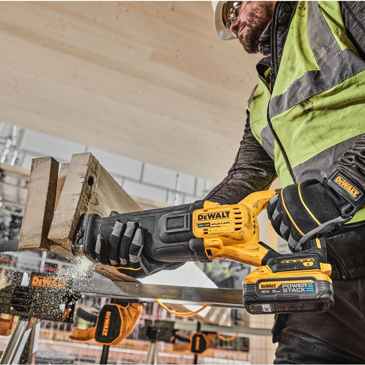 DCS386H2T-QW - Reciprocating Saw Dewalt DCS386H2T-QW 18V 5Ah Brushless - Image 4