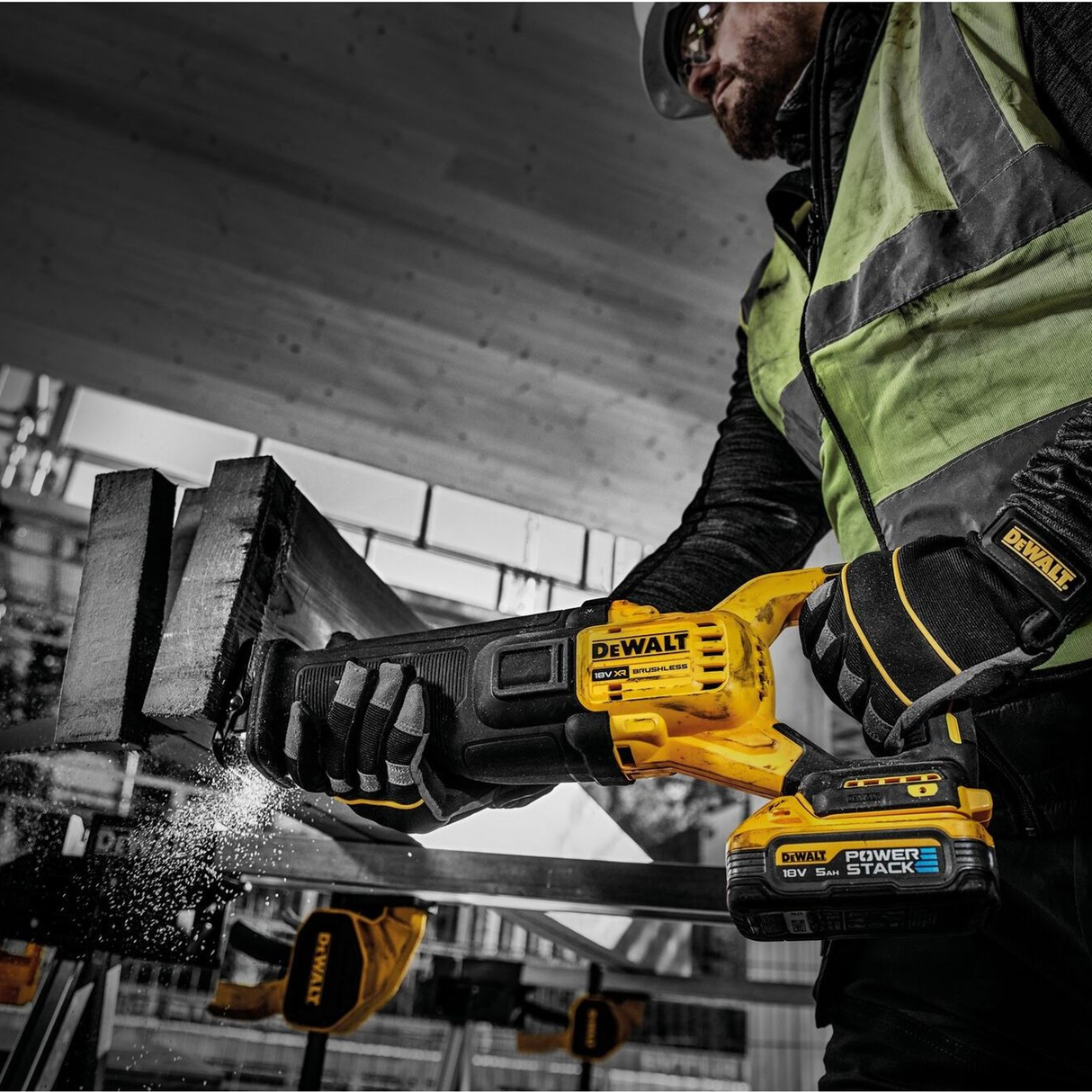 DCS386H2T-QW - Reciprocating Saw Dewalt DCS386H2T-QW 18V 5Ah Brushless - Image 7