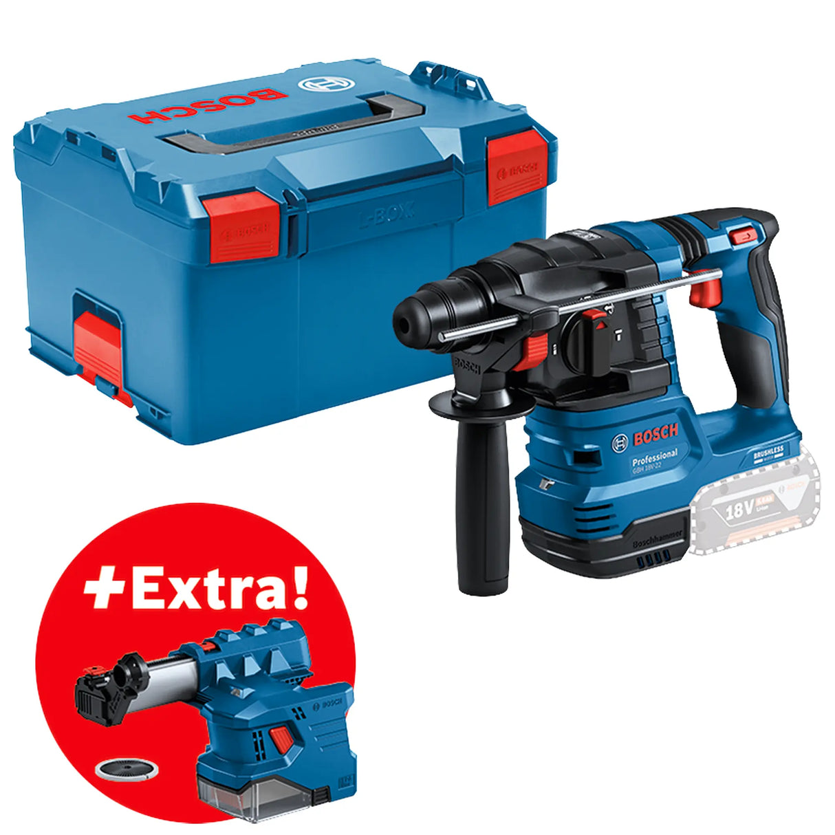 Martello Perforatore Bosch GBH 18V-22 PRO 18V