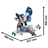 Troncatrice a batteria Bosch GCM 18V-216 DC
