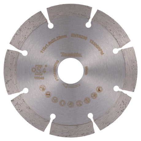 D-80070 - Segmented Diamond Blade Makita D-80070 115mm - Image 3