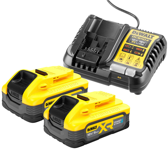 POWERSTACK Dewalt DCB1104H2-QW 18V 5Ah