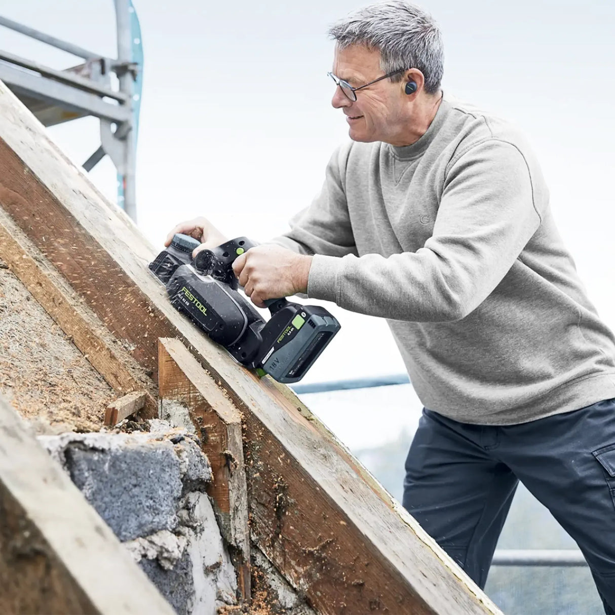 Pialletto a batteria Festool HLC 82 EB-Basic 18V