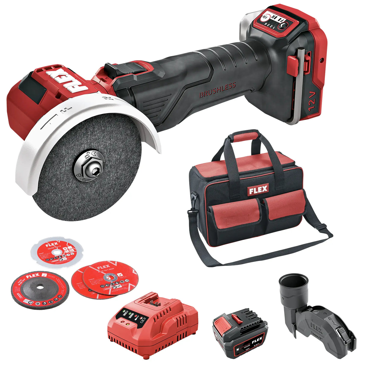 Smerigliatrice angolare Flex LBE 76 12V EC