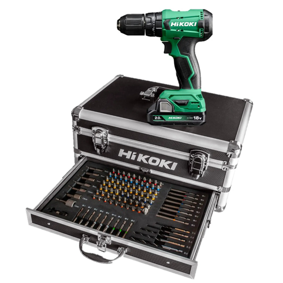 Trapano a Percussione a Batteria Hikoki DV18AWC5 18V 2Ah