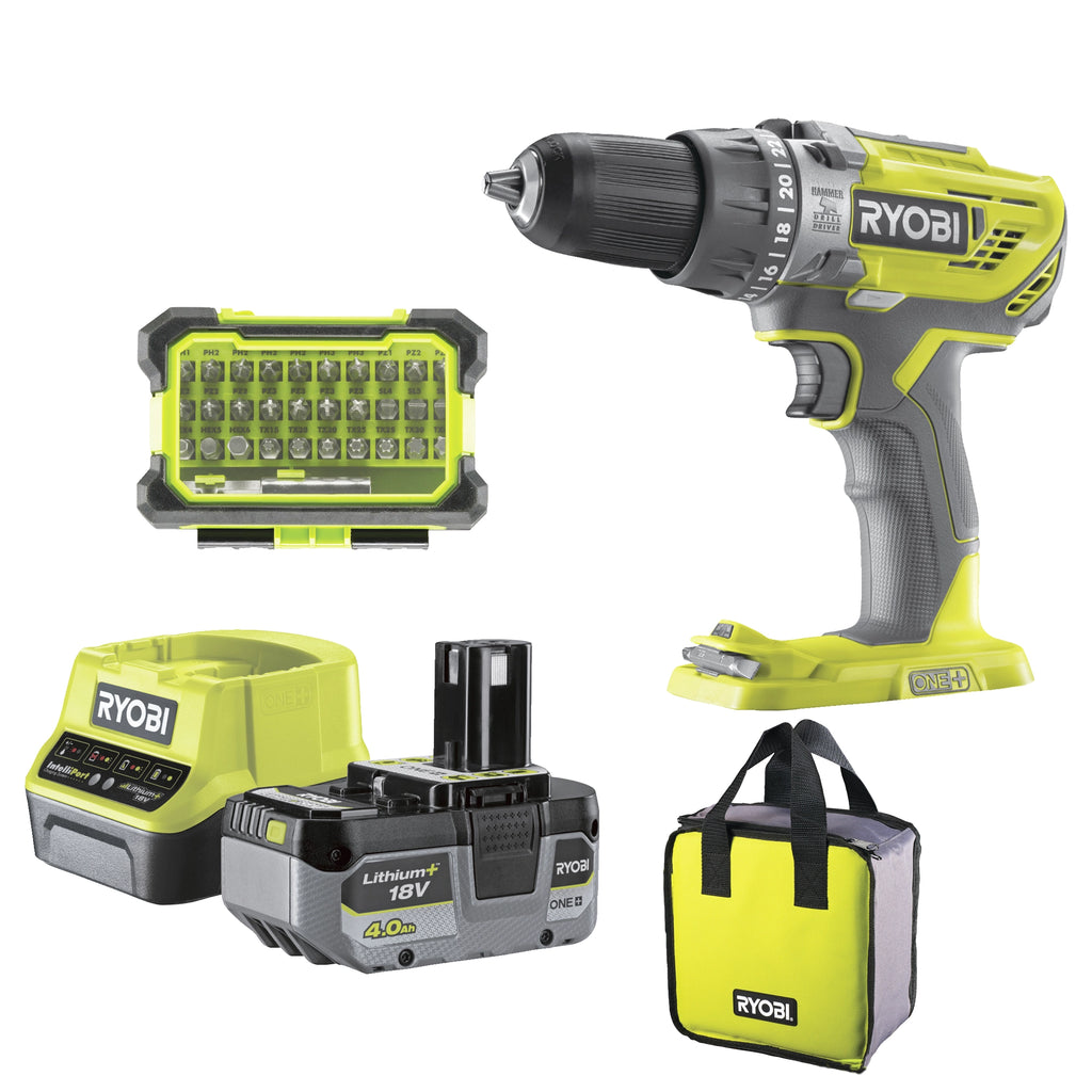 Impact Driver Ryobi R18dd3 RYOBI 18V ONE+™ Cordless 3-Speed Impact