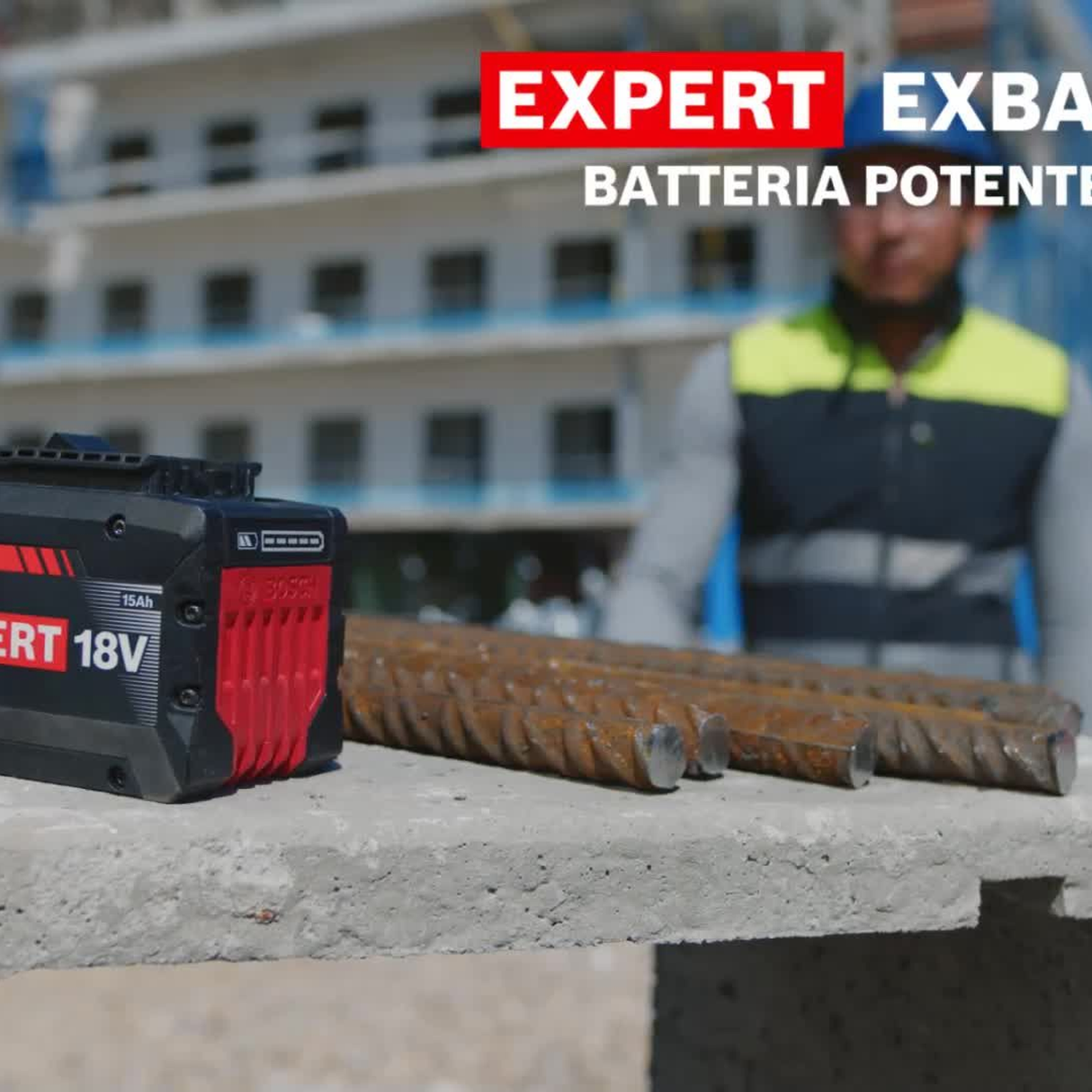 Batteria Bosch Expert EXBA18V-150 18V 15Ah