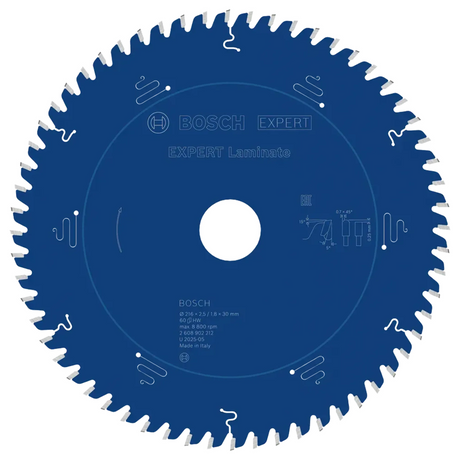 Lama Circolare Bosch Expert Laminate per Laminato