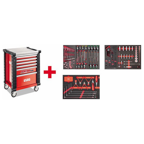 U05190627 - RACING Cart USAG 519 RS6/3MA with Car Repair Assortment