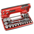 S.360DBOX4PB - Facom S.360DBOX4PB 1/2" Socket Set with Ratchet (22 pcs)