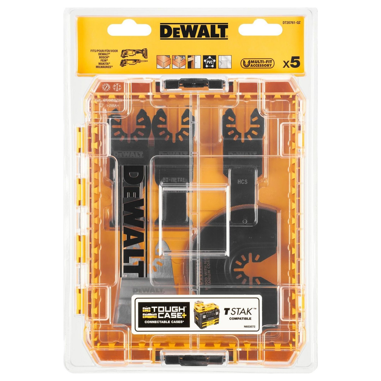Set Accessori Multifunzione Dewalt DT20761-QZ 5 Pezzi