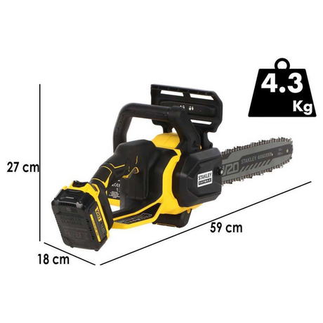SFMCCS730M1-QW - Electric Chainsaw Stanley Fatmax SFMCCS730 20V 4Ah - Image 2