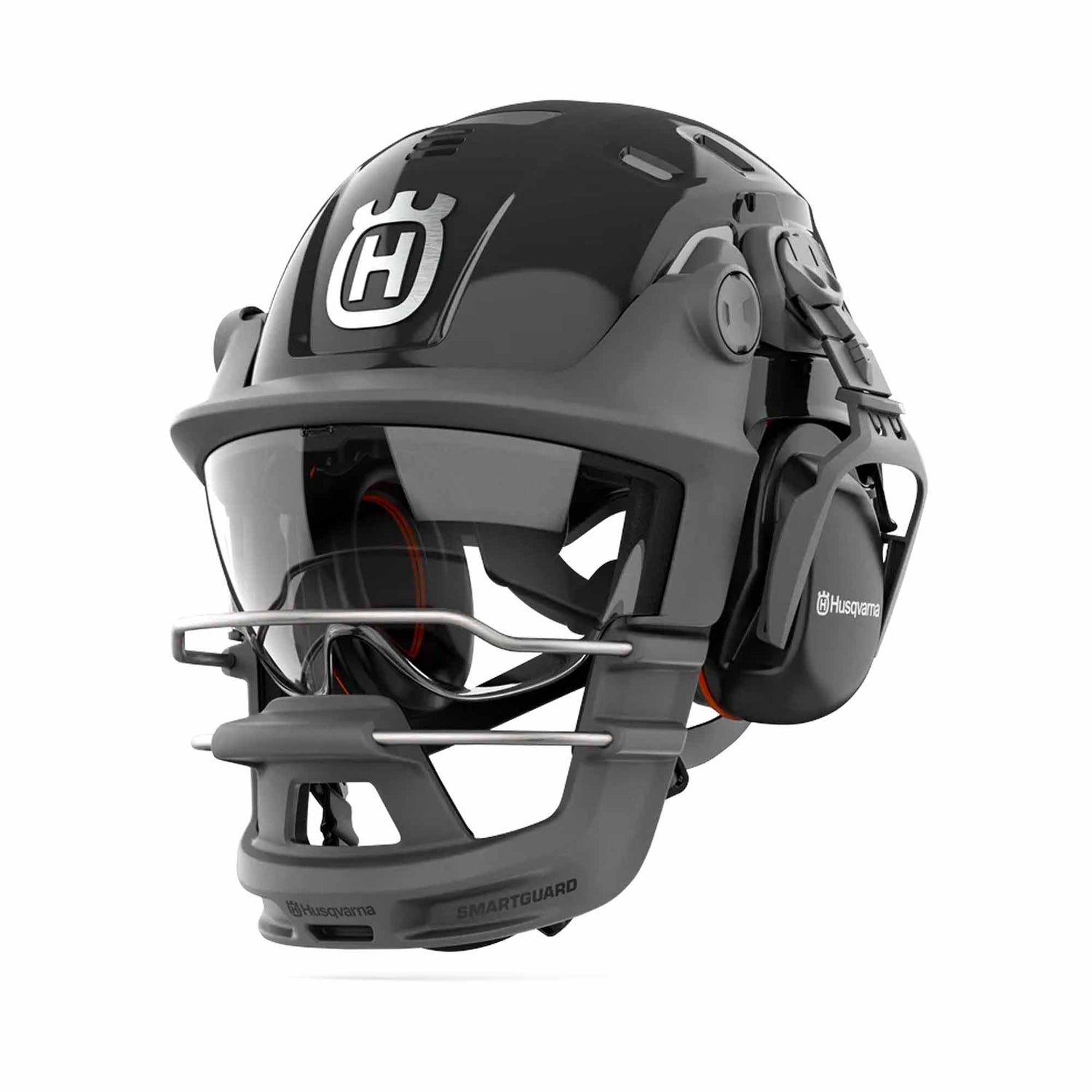 black football helmet hardware Helmet Husqvarna PE10H SmartGuard