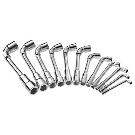 75.J12PB - FACOM 75.J12PB 6-Point 12-Piece Angled Socket Wrench Set