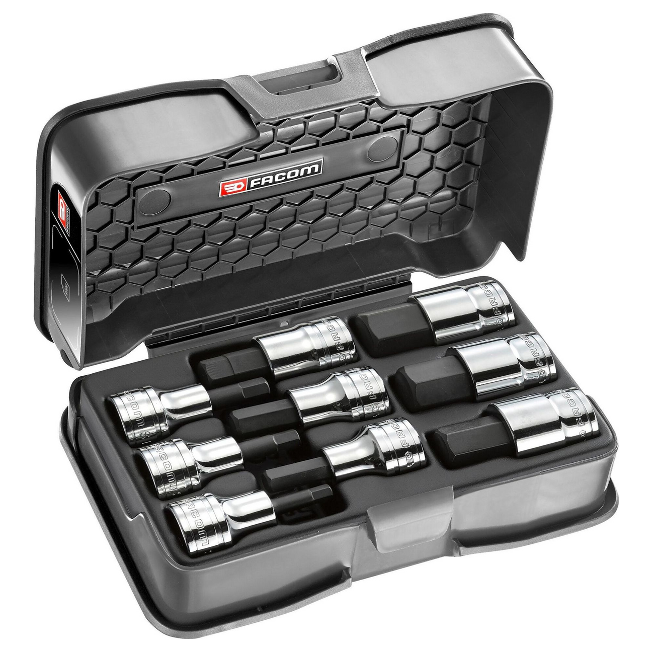 STM.J9APB - FACOM STM.J9APB 1/2" Hex Socket Set (9 Pieces)