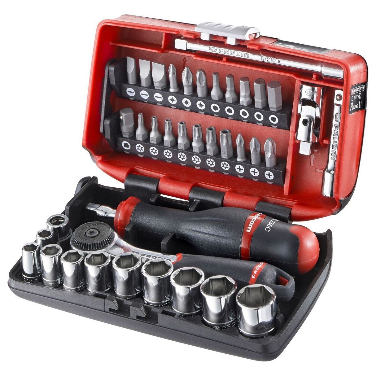 R2NANOPB - Facom R2NANOPB 1/4" Socket Wrench Set 38 Pieces - Image 5
