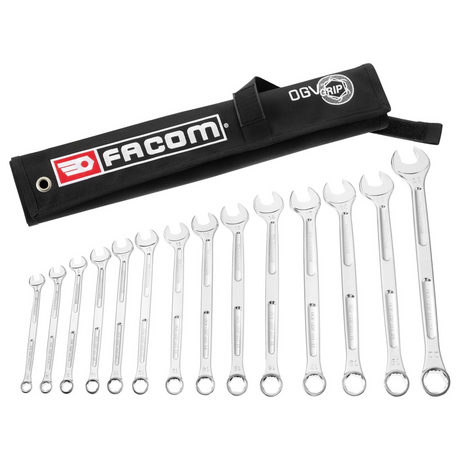 441.JV14GRPPB - Facom 441 XL OGV Grip 14-Piece Combination Wrench Set - Image 2