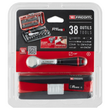 R.181NANOPB - Facom R.181NANOPB 1/4" NANO Socket Wrench Set 38 pieces - Image 15