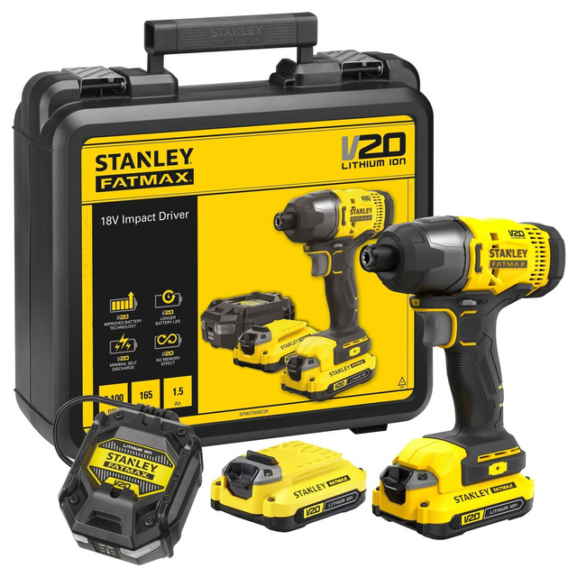 SFMCF800C2K-QW - Impact Wrench Stanley FatMax SFMCF800C2K-QW 18V 1.5Ah