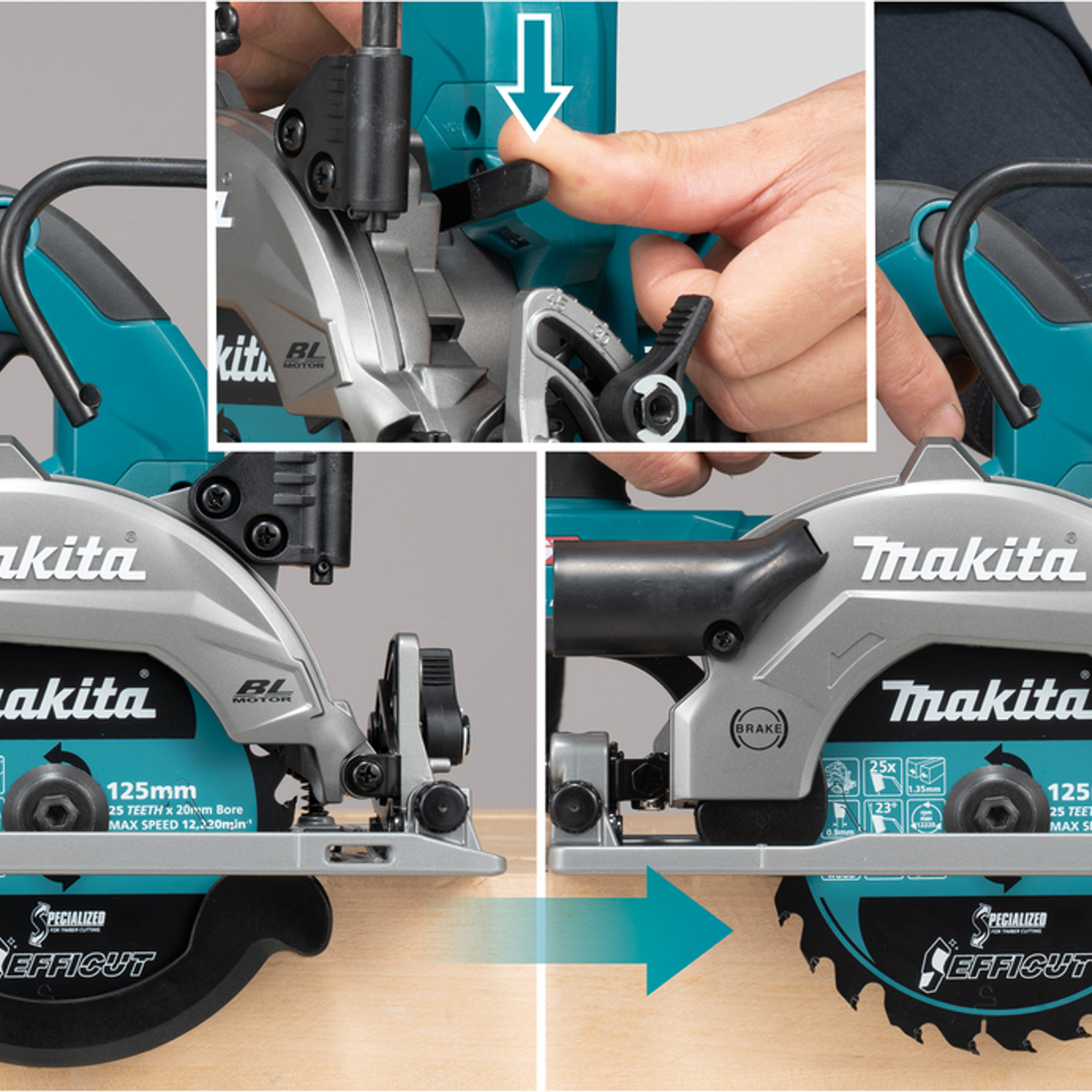 HS014GZ - Circular Saw Makita HS014GZ 40V XGT 125mm - Image 15