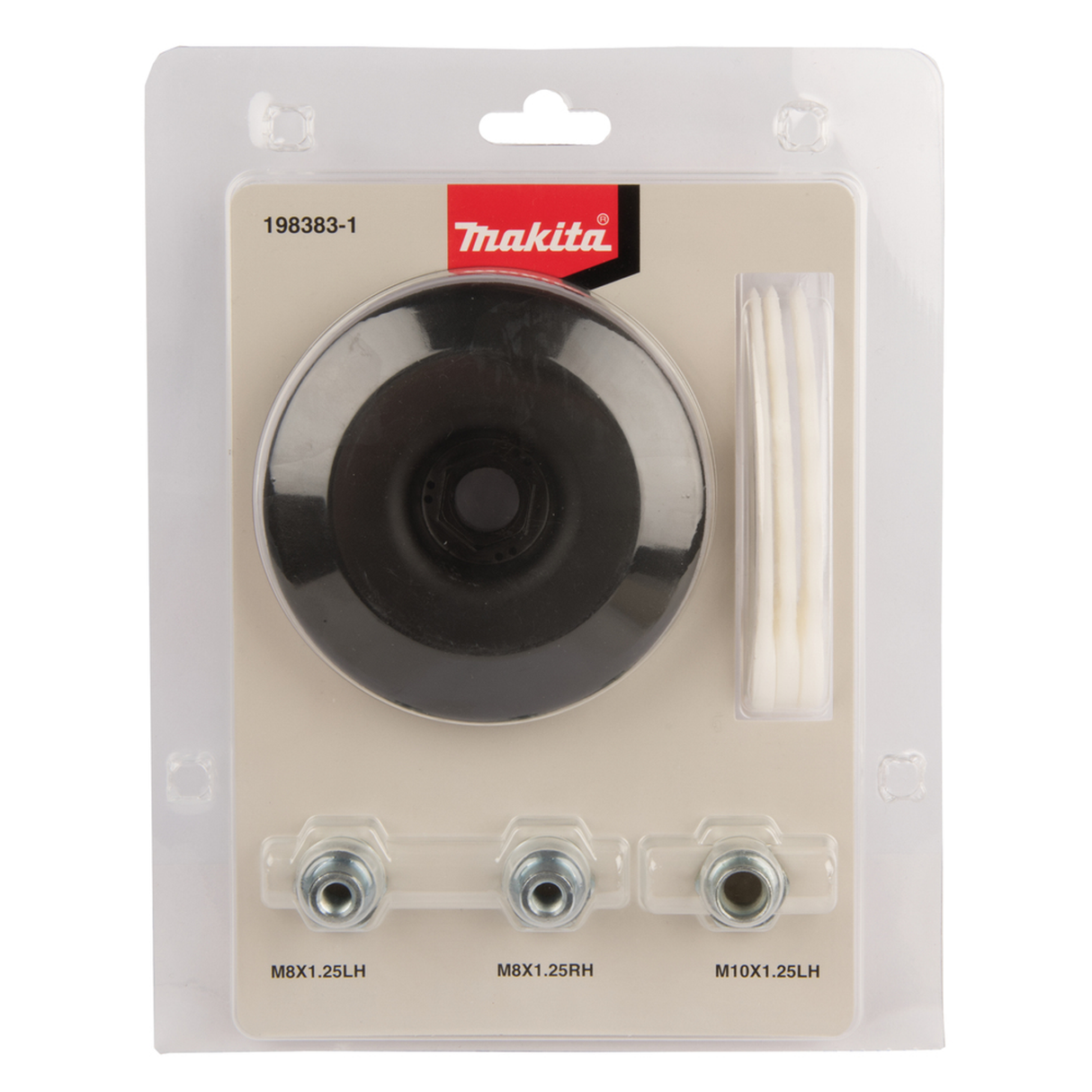 198383-1 - Testina Decespugliatore Makita 198383-1 Tre Lame Plastica Ø 255mm - Immagine 6