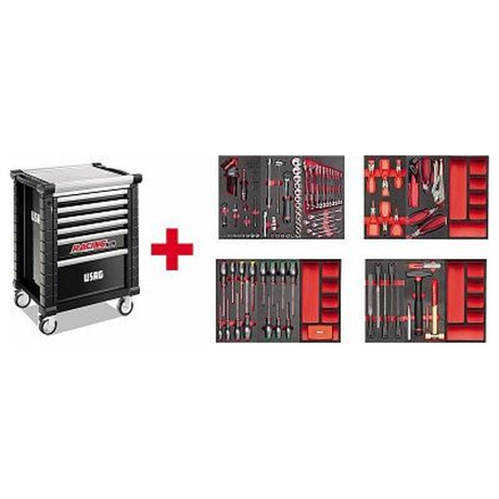 U05191628 - Cart USAG 519 RS6/3NMM Racing with Maintenance Assortment 495 MB 156 pcs