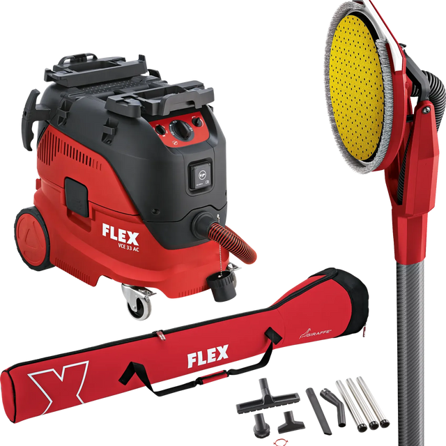 536627 - Combo Kit Flex VCE 33 M AC-Set + GE 6 R-EC Giraffe Sander + M-Class 30L Vacuum Cleaner