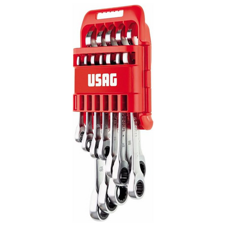 U02856342 - Set of 12 Ratchet Combination Wrenches USAG 285 KB/DS12