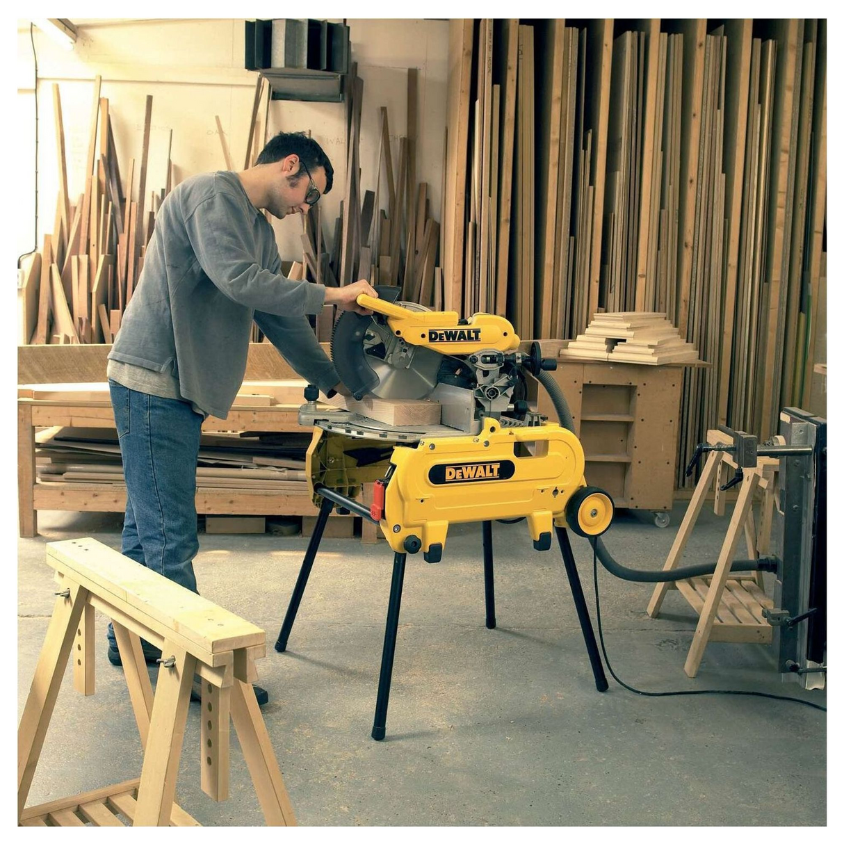 D27107-QS - Combination Saw Dewalt D27107-QS 305mm 2000W - Image 4