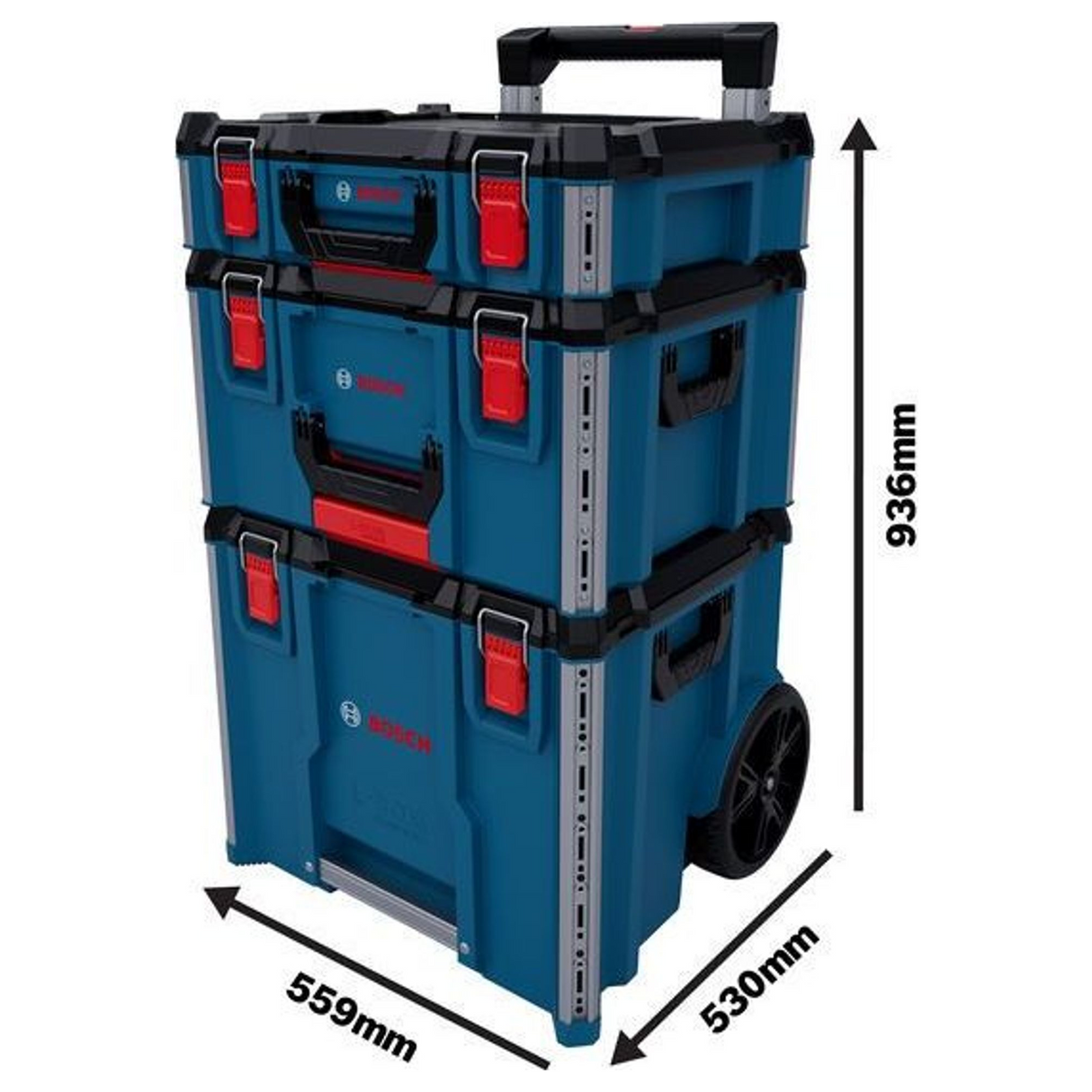 1600A037DY - Sistema Valigette L-BOXX Contractor Set 3 Bosch Professional - Immagine 9