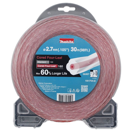 1917V4-0 - Nylon Thread Makita Four-Leaf 1917V4-0 2.7mm Red 30m - Image 2