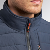 702.181812-C4725 - Work Vest Diadora Oslo Hybrid Utility Padded Vest Black/Deep Blue - Image 4