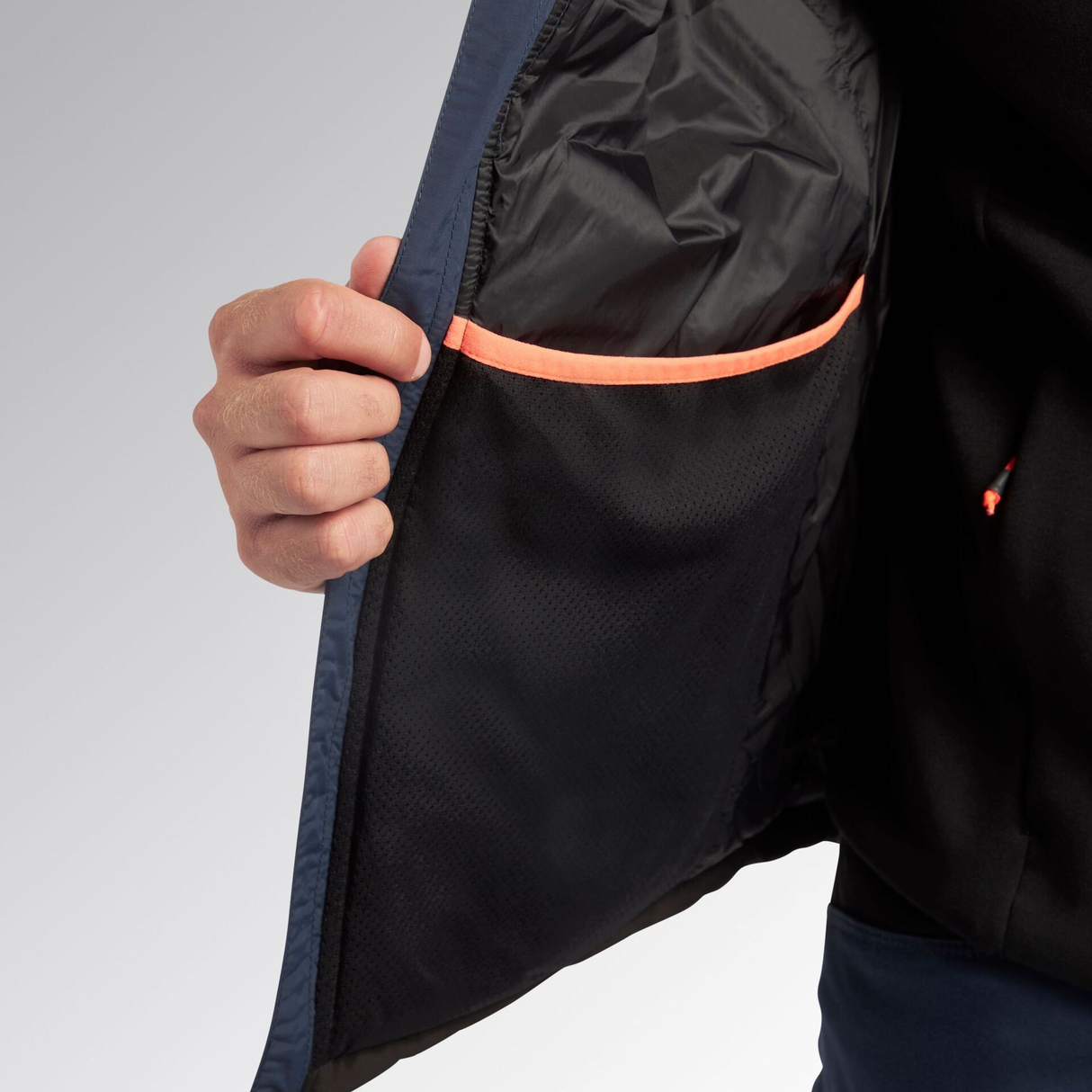 702.181812-C4725 - Work Vest Diadora Oslo Hybrid Utility Padded Vest Black/Deep Blue - Image 6