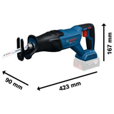 06016D1001 - Sega Universale Bosch Professional GSA18V-280 PRO 18V - Immagine 20