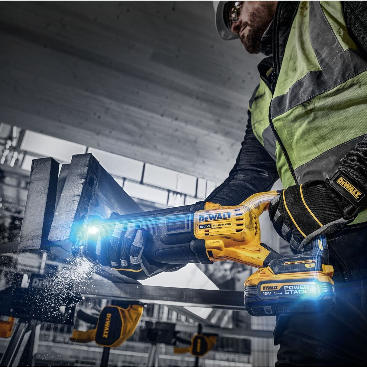 DCS386H2T-QW - Reciprocating Saw Dewalt DCS386H2T-QW 18V 5Ah Brushless - Image 8