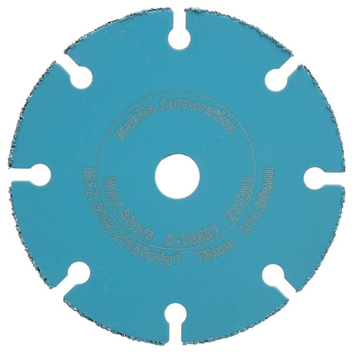 D-74837 - Tungsten Carbide Cutting Disc Makita D-74837 76x10mm - Image 3