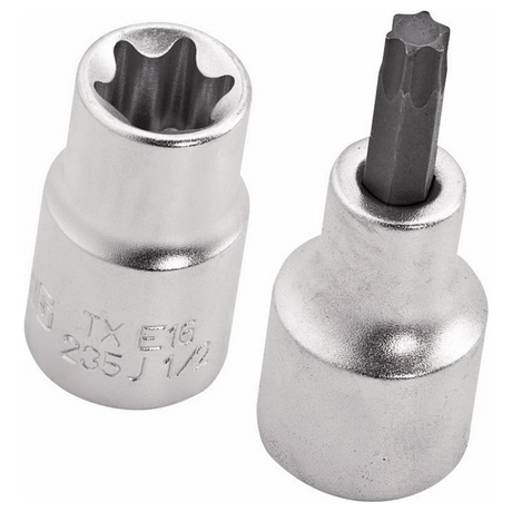 U06010029 - Assortimento Bussole TORX USAG 601 1/4-1/2 JTXS16 16 Pezzi - Immagine 3