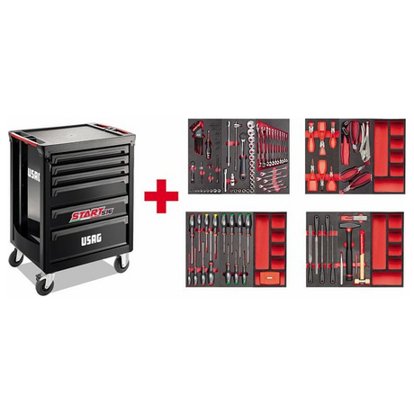 U05161628 - START Cart USAG 516 ST6NMM with 156-piece Maintenance Assortment