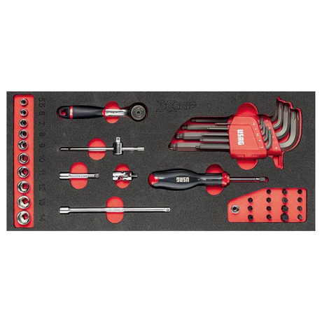 U05191069 - Sponge Module USAG 519 M 613AEAX 41-Piece Socket Wrench Set